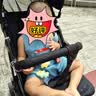 休闲婴儿牛仔套装春秋季哈衣新生幼儿夏装爬服宝宝衣服背带裤短裤 天蓝色 137单斗恐龙短裤 100 (28-35斤） 实拍图