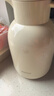 苏泊尔（SUPOR）保温壶家用玻璃内胆暖水壶大容量热水瓶学生宿舍热水壶保温水壶 奶油白【防尘壶嘴】2L 实拍图