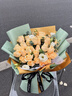 领香鲜花速递香槟玫瑰花束送女友老婆生日礼物全国同城配送 33朵香槟玫瑰花束—女神款 实拍图
