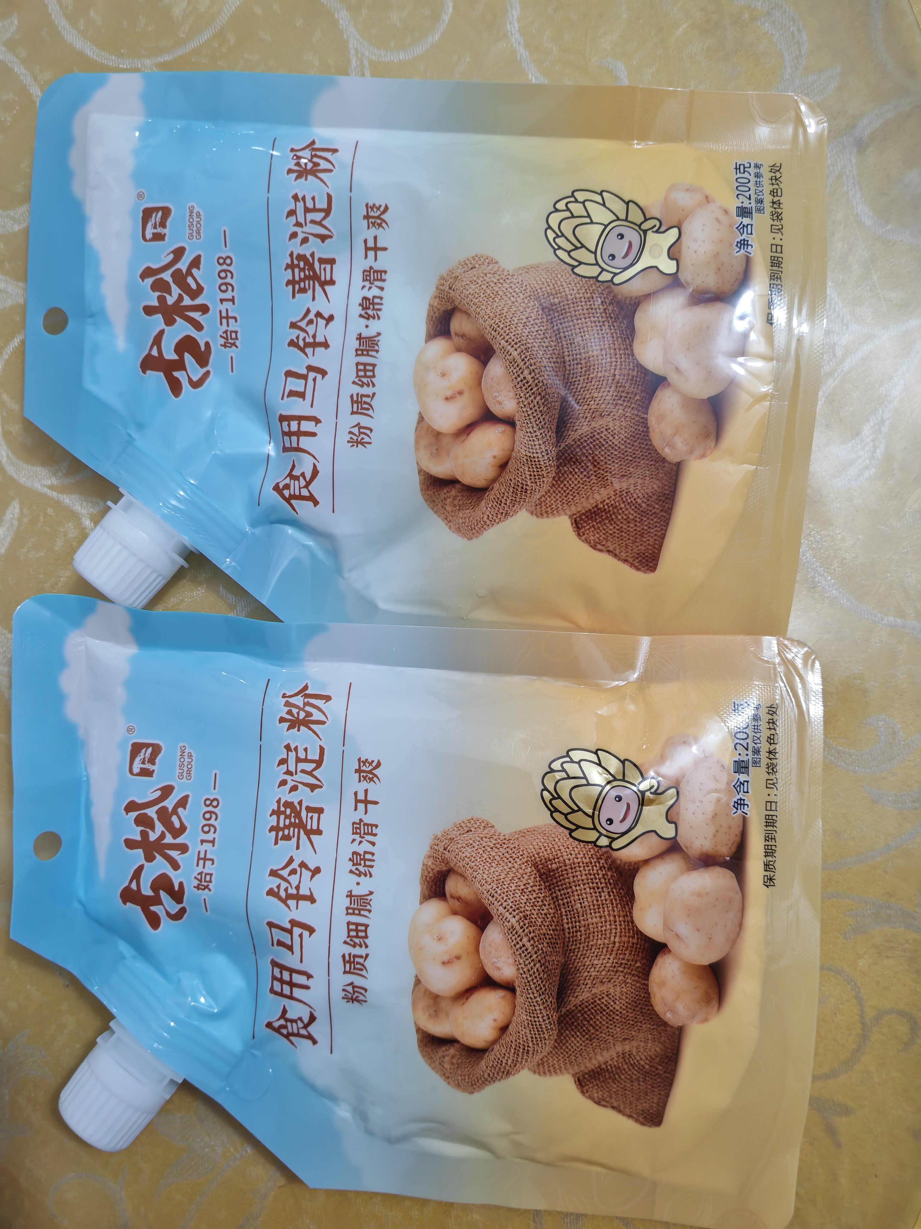 古松土豆马铃薯淀粉200g【带嘴】烘焙原料 烹调勾芡 炸酥肉裹肉粉 实拍图