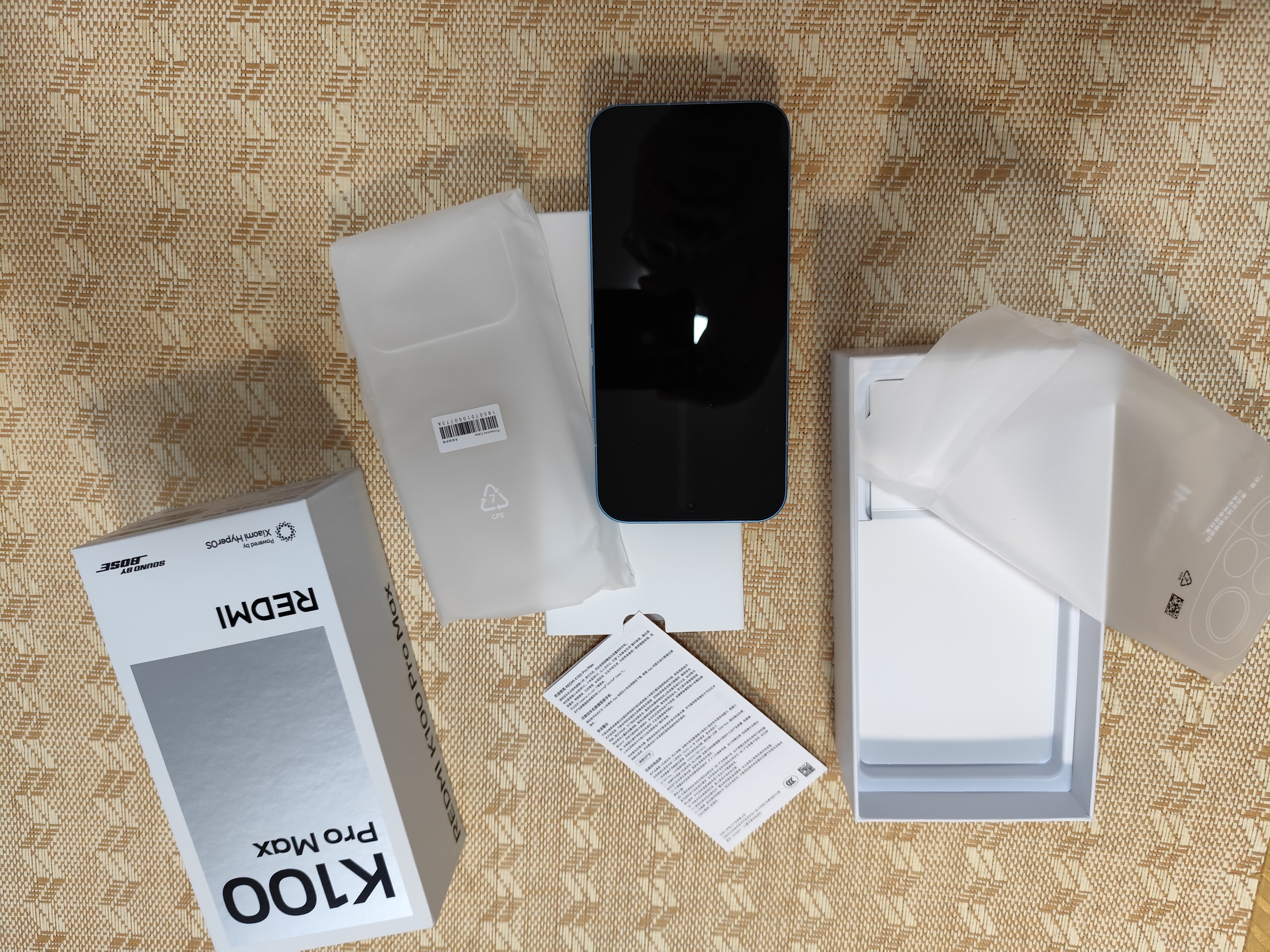 小米REDMI K100 ProMax第五代骁龙8至尊版185Hz高刷9070mAh电池学生手机 追风蓝 12GB+512GB 实拍图