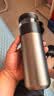 京东京造保温杯【茶水分离】男女大容量316L不锈钢泡茶水杯子金属灰500ml 实拍图