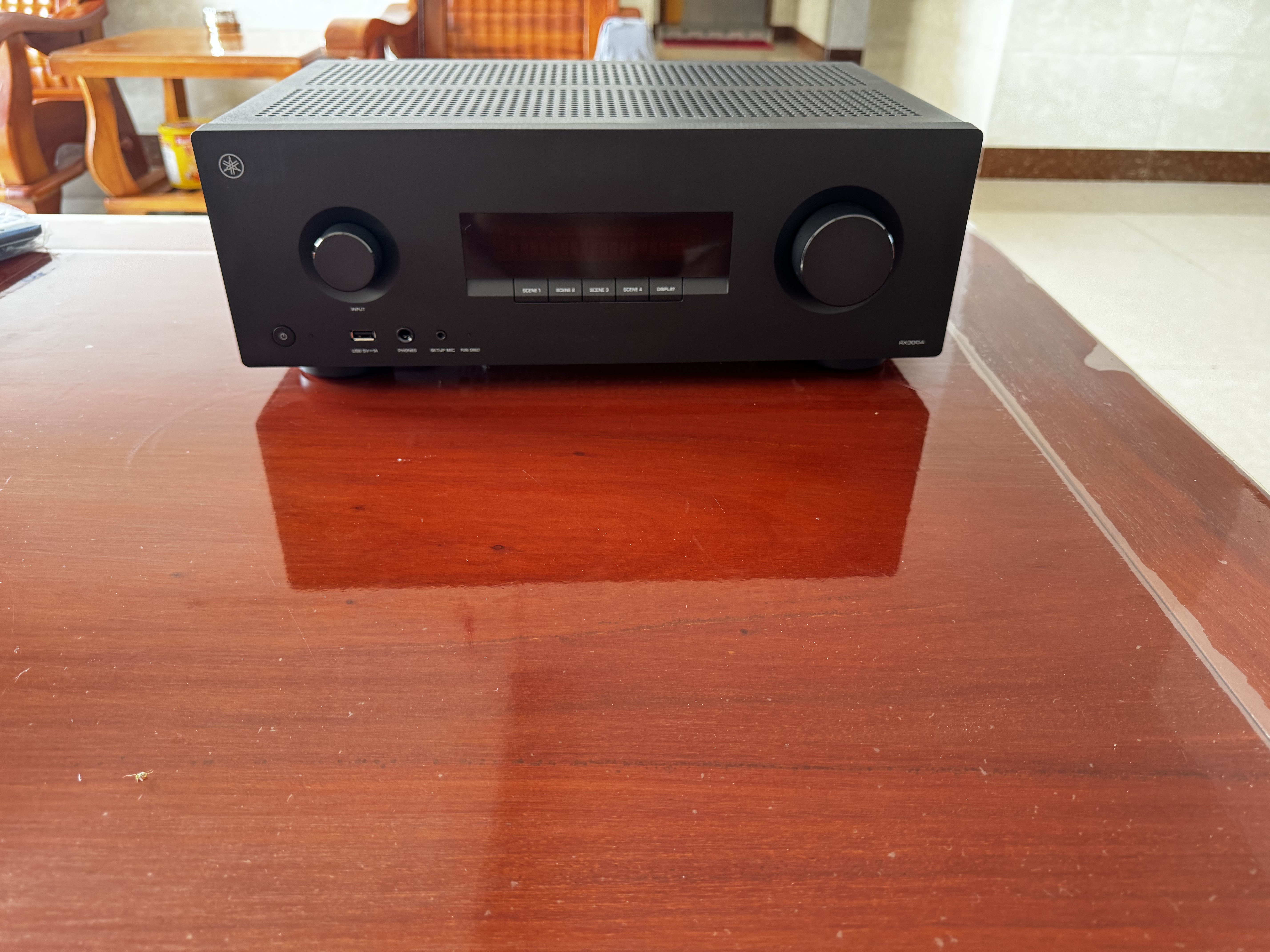 雅马哈（Yamaha） 新品上市AV功放机RX300A 5.2声道家庭影院音响功放 8K 杜比全景声 DTS 蓝牙 FM USB 实拍图