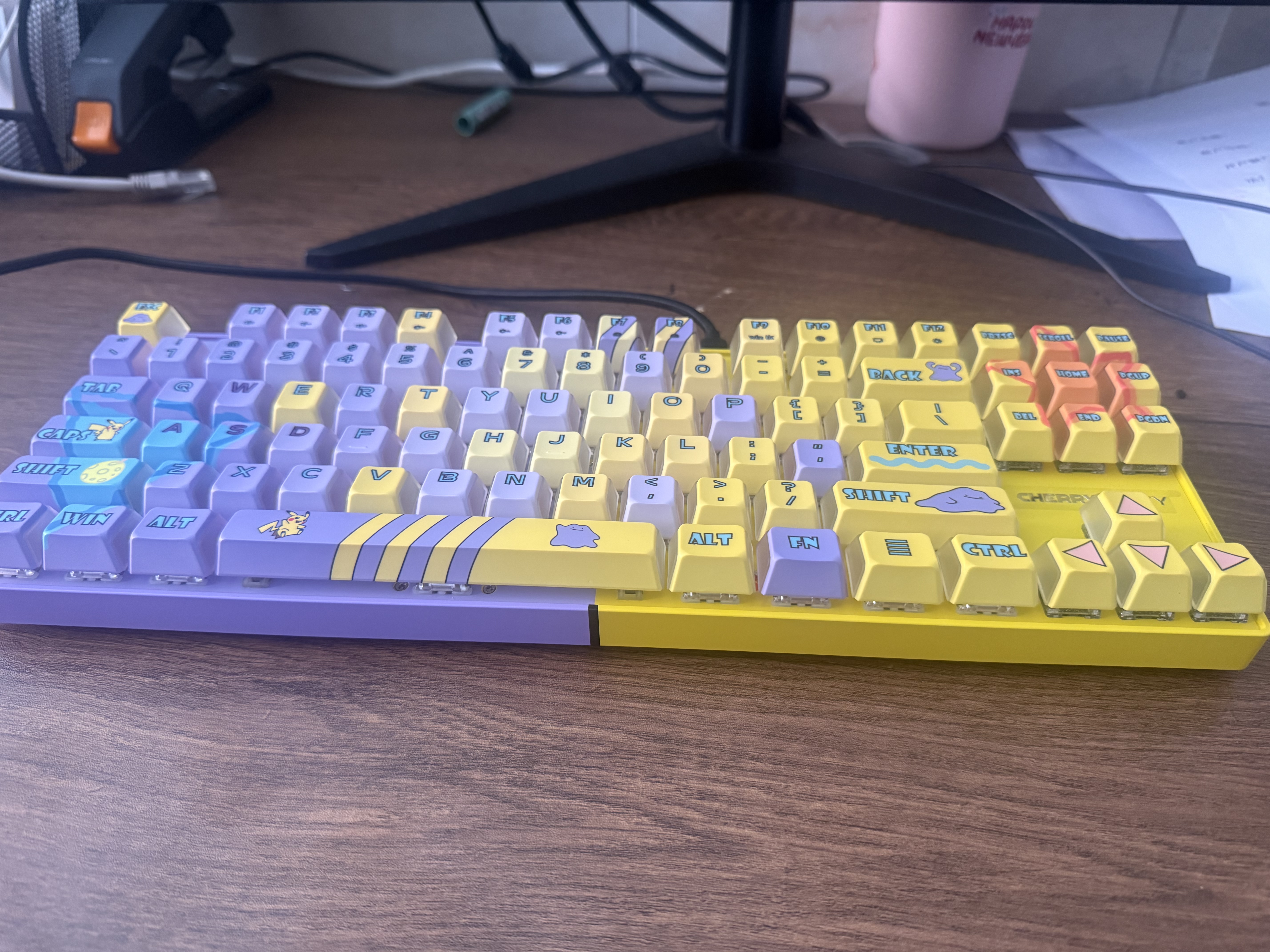 CHERRY樱桃宝可梦百变怪MX8.2PRO HYBRID磁轴键盘87机械键盘无线混插电竞游戏无畏契约三角洲RT快速触发 实拍图