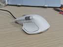 罗技（Logitech）大师系列 MX Master 4 高性能无线蓝牙鼠标  办公鼠标 静音鼠标  升级款 浅灰 带无线接收器 实拍图