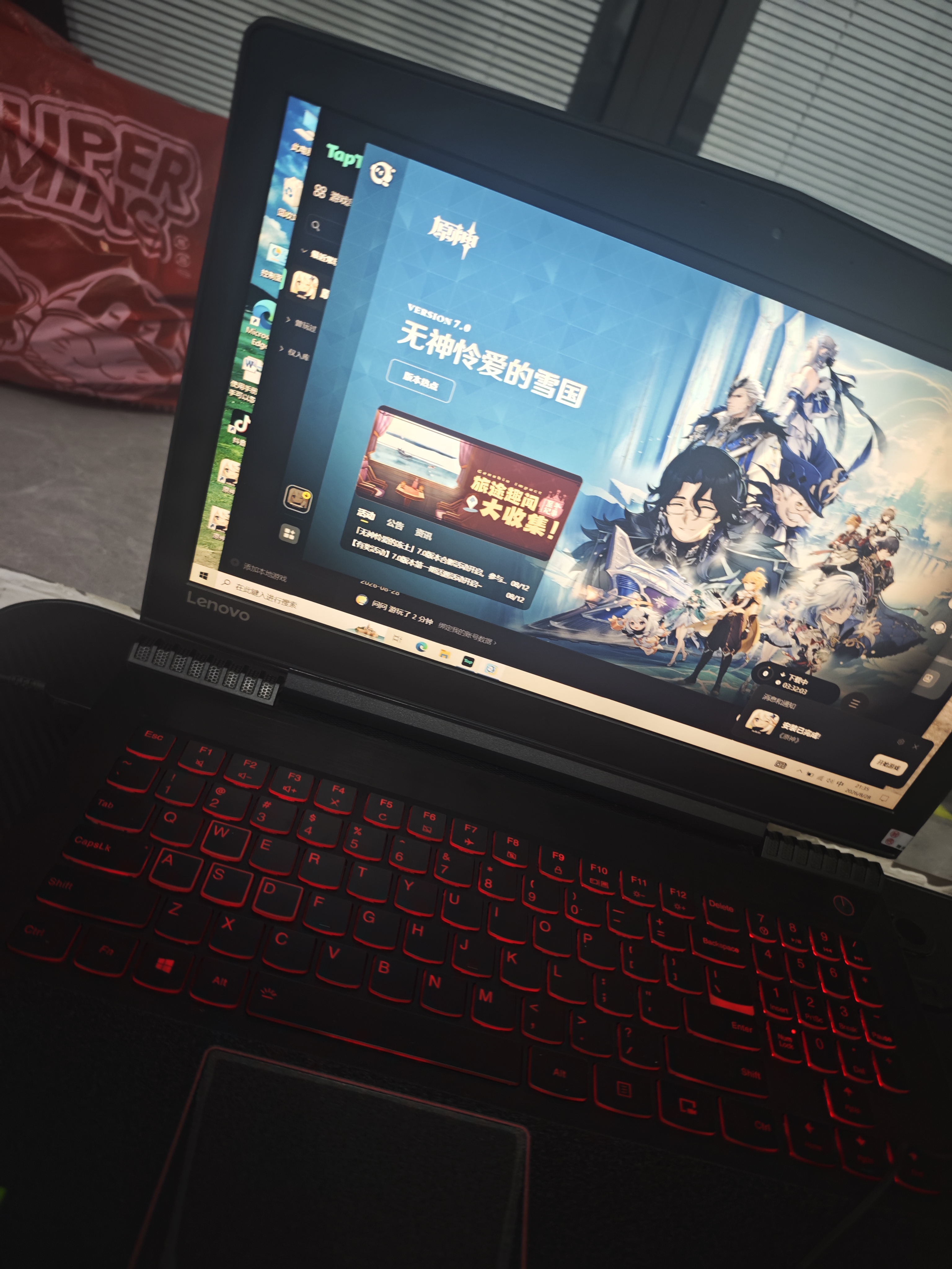 联想（Lenovo)拯救者15.6寸Y7000/R9000P高刷电竞游戏本i73060二手笔记本电脑 95新i7-7700H 1050电竞游戏r720 高配16G内存+512G固态 实拍图