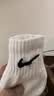 耐克速干训练短袜(3双)支撑柔软舒适Nike Everyday 速干短袜-薄 SX7677-100 S 实拍图