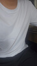 京东京造【超轻舒适】t恤男短袖男士t恤衣服春季休闲打底 白色 XXXL 实拍图