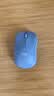 罗技（Logitech）M221 轻音鼠标 无线鼠标 办公鼠标 对称鼠标 带无线微型接收器 雾霭蓝 实拍图