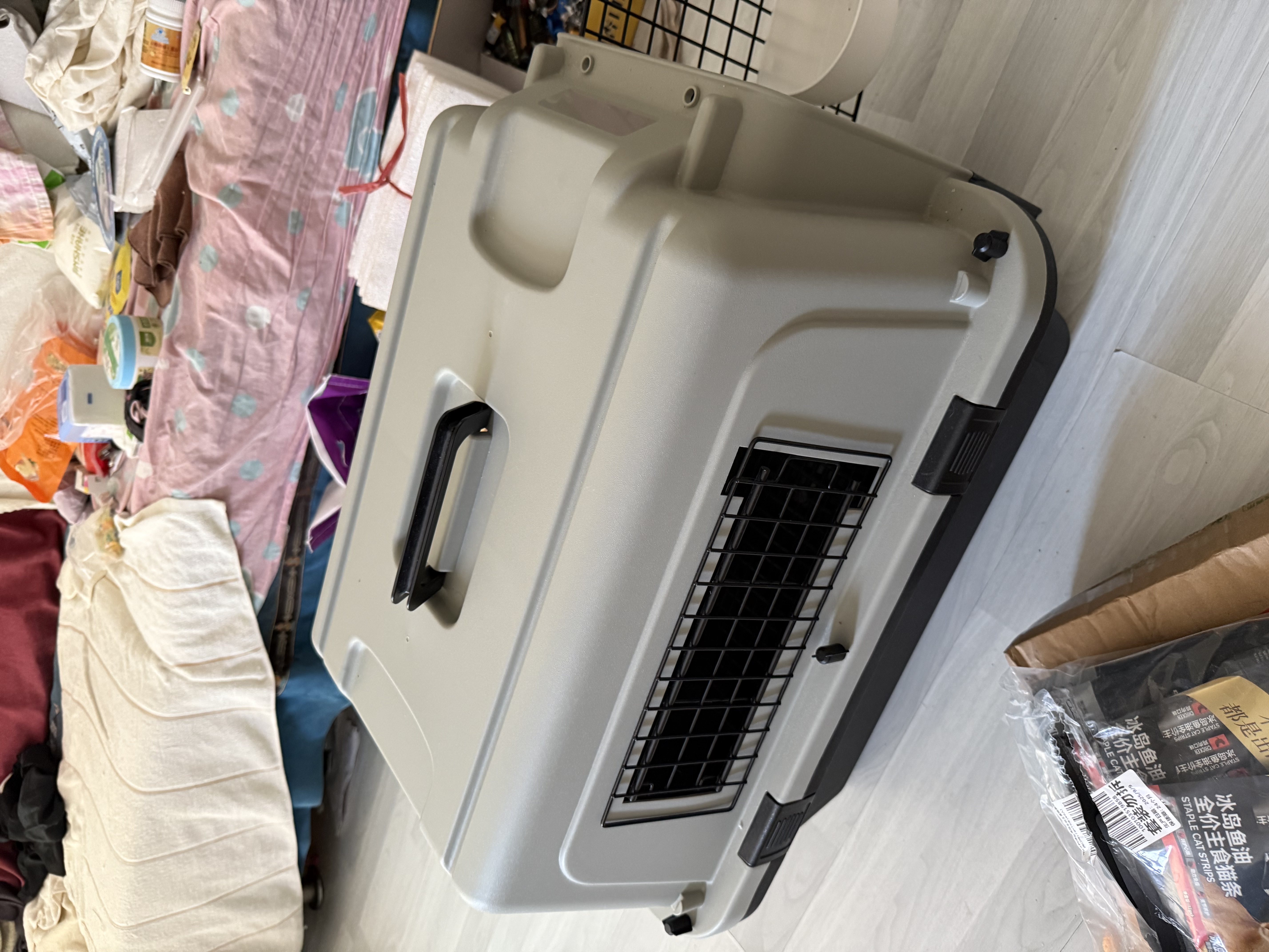 华元宠具（hoopet）猫咪航空箱宠物手提笼子狗狗托运箱车载猫包便携外出国航标准版M 实拍图