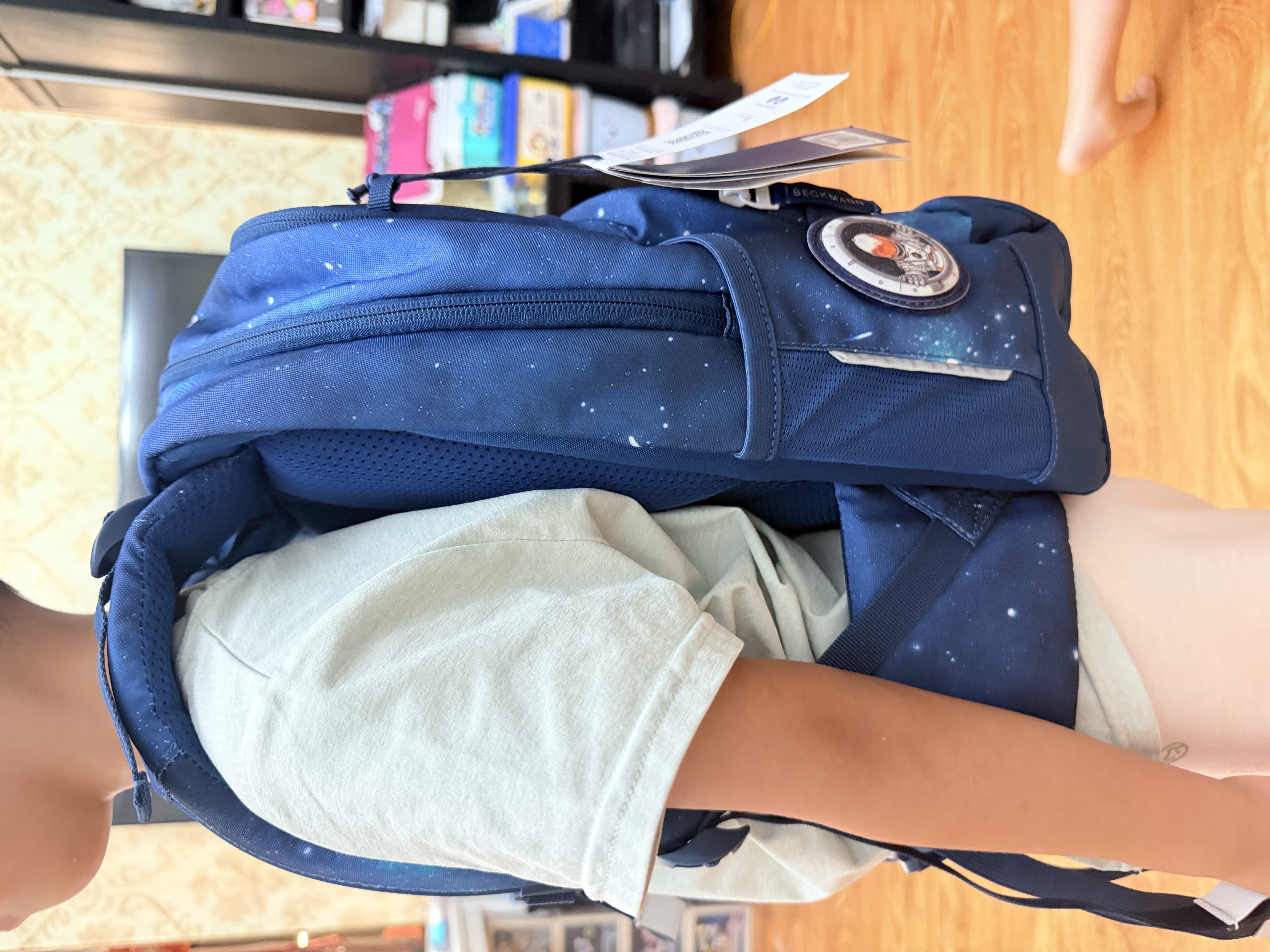 Beckmann护脊减负小学生儿童高颜值书包1-3年级男女童大容量书背包 实拍图