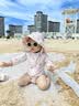 Kigo2026新款儿童墨镜偏光太阳镜婴幼儿可折叠护目防晒墨镜0-3奶酪白 晒单实拍图