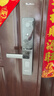 萤石DL20FVS人脸大屏视频锁 霸王锁 极致灰 3D人脸识别指纹掌静脉智能锁 家用半自动猫眼门铃电子门锁 实拍图