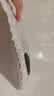 森馬（senma）森马洞洞鞋男士夏季外穿包头凉鞋防滑沙滩凉拖 白黑 38-39 实拍图