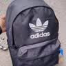adidas休闲日常通勤运动双肩背包学生书包开学男女阿迪达斯三叶草   黑色/白   NS(均码) 实拍图