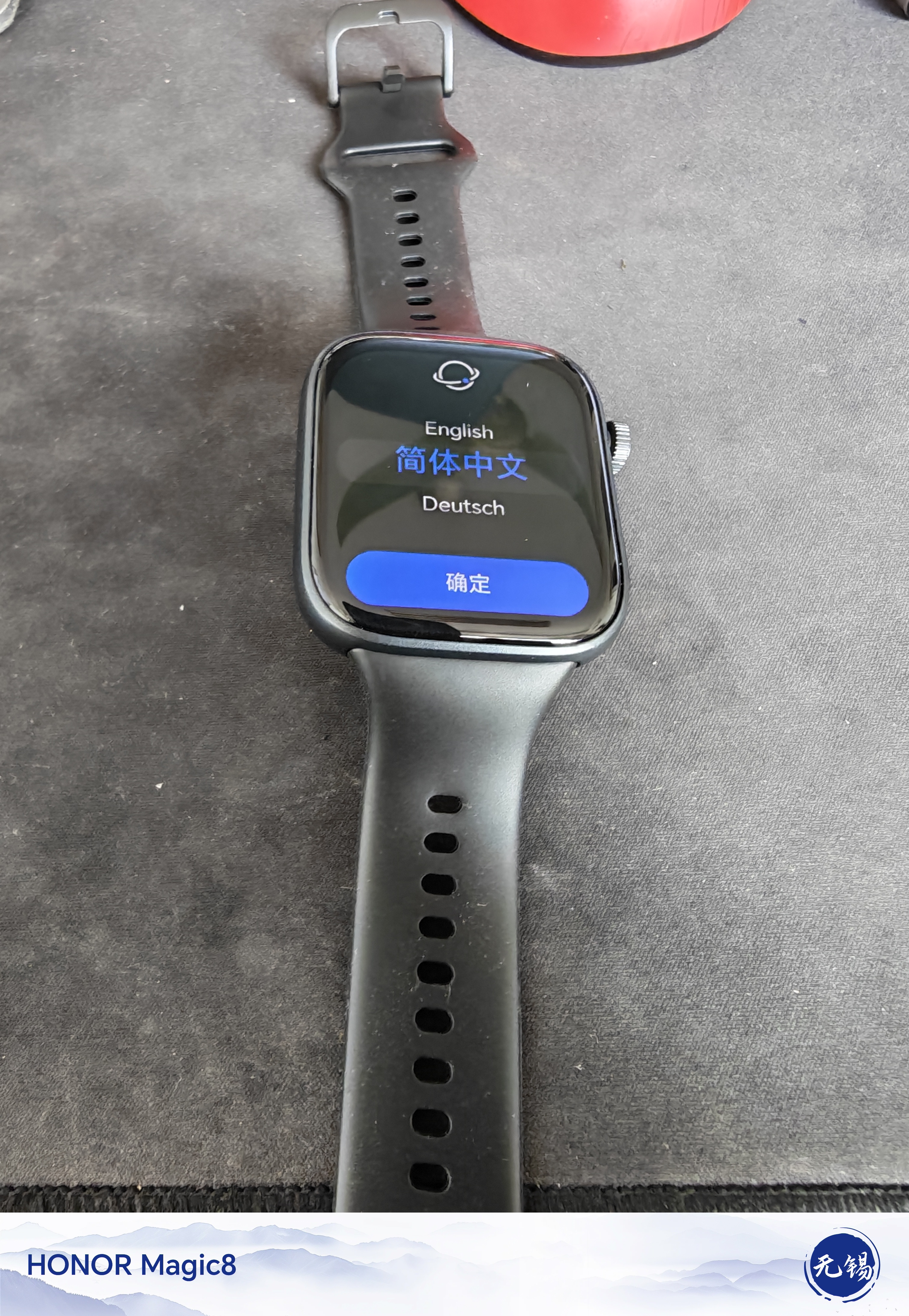 臣颂（CHENSONG）适用荣耀手表x5i表带米兰尼斯金属升级磁吸HONOR 手表x5i腕带男女户外运动亲肤舒适替换配件 黑色 实拍图