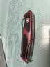 维氏（VICTORINOX）瑞士军刀新骑士78 130mm(12功能)多功能刀折叠神器0.9663.mc红黑 实拍图