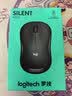 罗技（Logitech）M221 轻音鼠标 无线鼠标 办公鼠标 对称鼠标 带无线微型接收器 雾霭蓝 实拍图