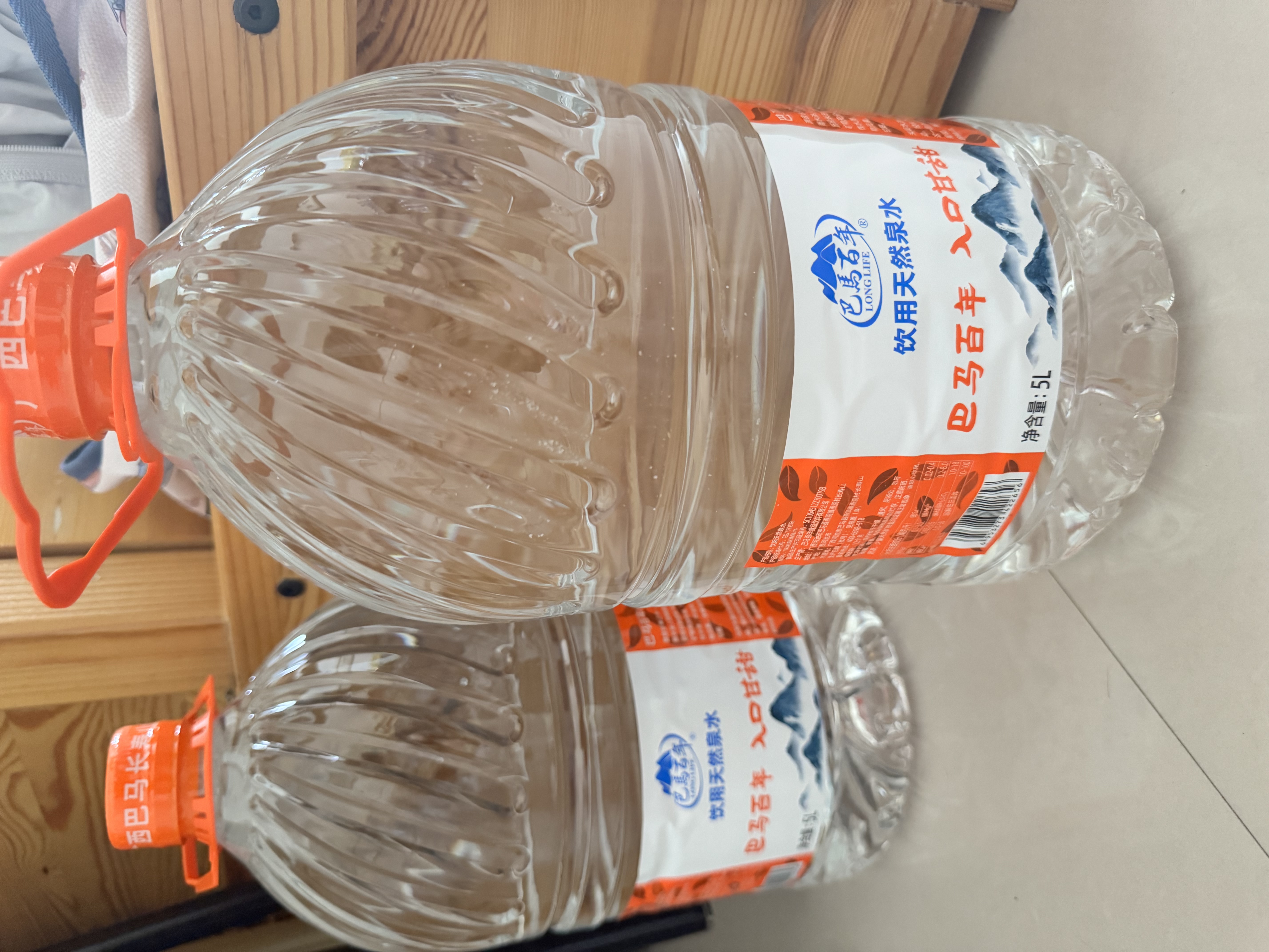 LONGLIFE巴马百年饮用天然弱碱性桶装水大桶泡茶水5L2桶整箱山泉水活泉 实拍图