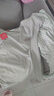 浪莎【100%棉】女士睡衣女秋季舒适简约格子短袖长裤家居服套装可外穿 实拍图