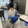 乐同【开学礼物】书包人体工学儿童护脊书包 小学生书包耐脏轻便分层 小童1-3年级 | 宝蓝色 实拍图