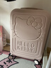 银座Hello Kitty 正版联名行李箱高颜值轻便旅行箱万向轮拉杆箱 20英寸拉链 实拍图