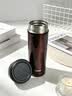 膳魔师（THERMOS）保温杯男女不锈钢商务办公带滤网泡茶水杯子TCMK-500/350团购定制 TCMK-500 咖啡色 470ml 实拍图