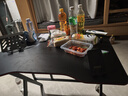 奥伦福特  电脑桌台式家用电竞游戏桌办公书桌简约书房写字桌子 碳纤维纹路单桌-80*60 升级款电竞桌 实拍图