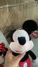迪士尼（Disney）毛绒玩具女孩米奇米妮压床娃娃一对结婚玩偶公仔情人节生日礼物 情侣套装米奇+米妮1对 【45cm】 正版米老鼠压床娃娃结婚礼物七夕情人节六一儿童节礼物 实拍图