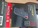 Sandisk闪迪 移动固态硬盘 NVME高速SSD E61存储USB3.2 至尊极速 2T+收纳包 读速高达1050MB/S 实拍图