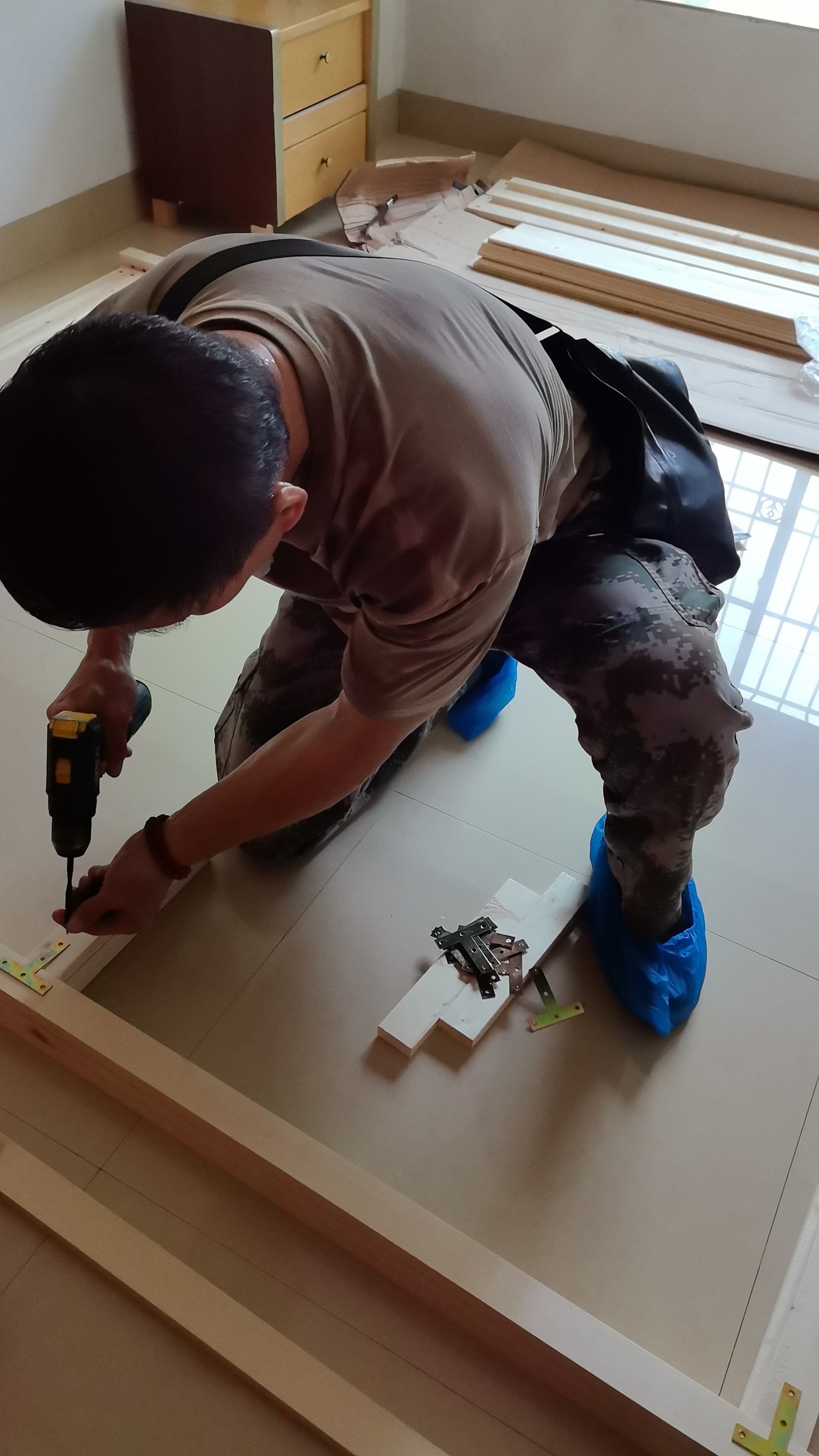 零树实木床主卧双人床卧室家具单人床出租房床【包安装】1.8m*2mGS-05 实拍图