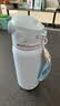 MIKAPU指纹水杯解锁指纹保温杯智能高颜值细长款大容量 天蓝色600ml+杯套【智能蓝牙版+316L不锈钢】 实拍图