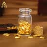 领丰金黄金足金9999投资金条金块实心真金收藏七夕礼物金豆送女友送朋友 锦囊小金条1g/颗国检证签 实拍图