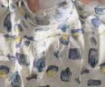 俞兆林妈妈睡衣女夏季薄款女士棉绸家居服套装宽松透气送礼中老年可外穿 璀璨夺目-米白 XL 【建议体重100-120斤】 实拍图