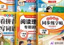 斗半匠一年级下册语数专项训练口算题卡每天10道应用题看图写话练字帖看拼音写词语阅读理解专项训练（6册 实拍图
