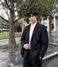 罗蒙外套男秋季商务男士翻领行政夹克上衣干部厅局风爸爸装i8藏青XL 实拍图