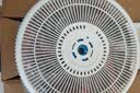 美的（Midea）【加大网罩】七叶轻音柔风电风扇/家用省电落地扇/小型台式电扇/广角摇头大风力宿舍风扇 SAE35CA1 实拍图