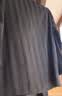 雅鹿冰丝睡衣男春秋夏天家居服男士仿真丝条纹秋季男生四季款套装 NSMLZ-2242-黑色【主推款】 L 男【100-125斤】 实拍图