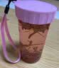特百惠（Tupperware）雅致300ML塑料杯男女士学生儿童夏季水杯子户外便携口袋杯 柔蜜粉 实拍图