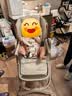 哈卡达宝宝餐椅婴儿成长椅学座椅多功能椅子家用餐桌椅子可折叠学坐神器 【升级款】-古兰凰Pro 实拍图