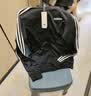 adidas休闲舒适三条纹立领夹克外套卫衣男装秋季阿迪达斯轻运动 黑色/白（推荐选大一码）   S 实拍图