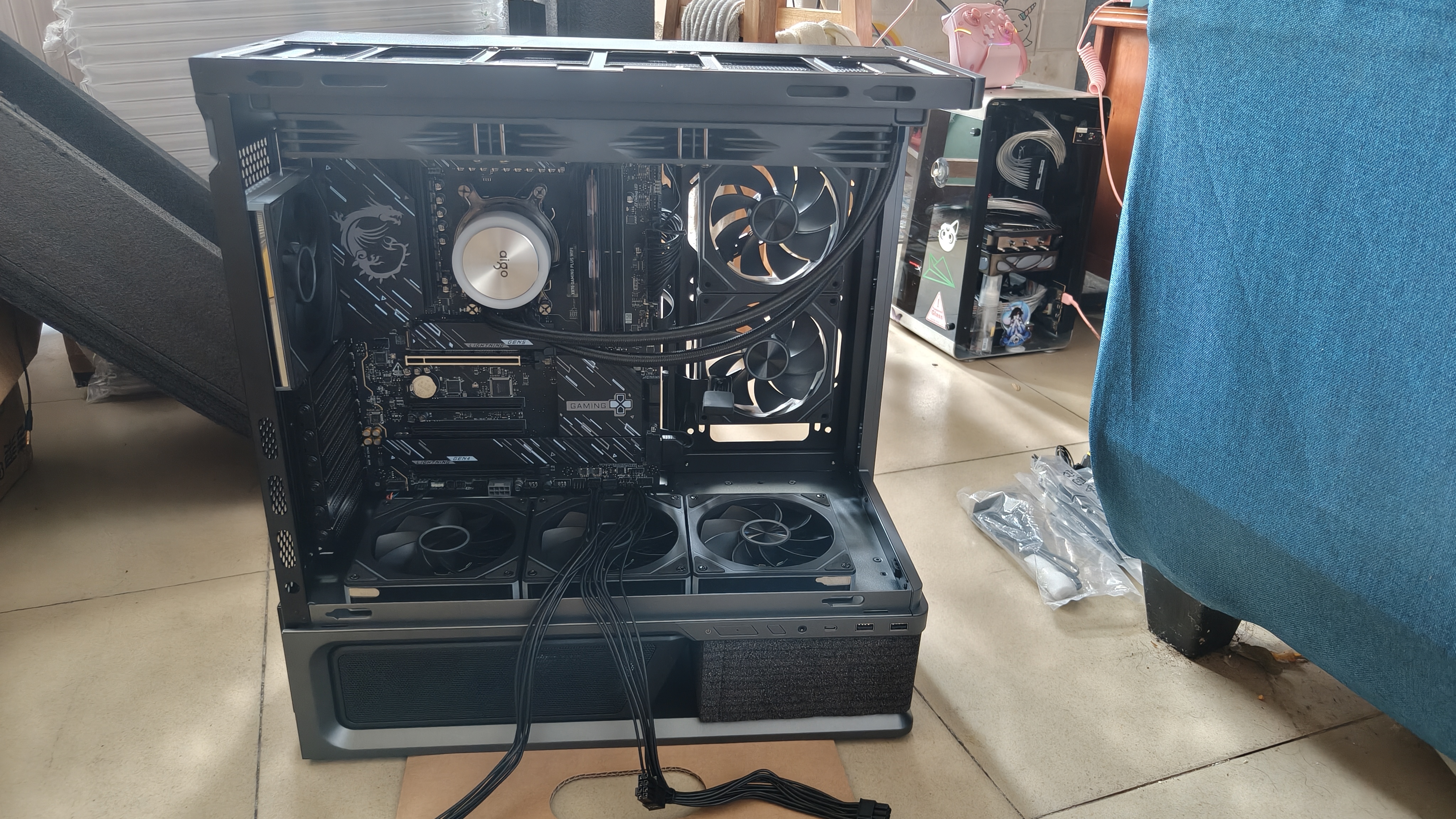 微星AMD锐龙9850X3D 9800X3D 9950X3D2 5070Ti 5080显卡直播台式DIY组装电脑主机游戏电竞办公设计整机 配置六：9950X3D丨带核显丨可搭配50系显卡 实拍图