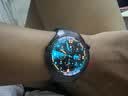 华为HUAWEI WATCH 5 46mm基础款深锖色不锈钢表壳苍穹黑首创X-TAP智感窗eSIM通话手表 实拍图