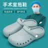 朴西沙滩休闲洞洞鞋女士EVA厚底增高情侣凉鞋男 卡其色 40-41  实拍图