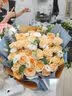 领香鲜花速递香槟玫瑰花束送女友老婆生日礼物全国同城配送 33朵香槟玫瑰花束—女神款 实拍图