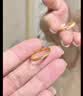 中国黄金（CHINA GOLD）足金戒指女碎碎冰戒指黄金固口素圈指环七夕情人节礼物送女友老婆 碎碎冰戒指 圈号12 1g 实拍图