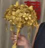 PDQ金色手捧花束新娘接亲结婚礼物高档成品diy手工材料包新婚送新人 百年好合 【成品+亚克力礼盒+礼袋】 黄金色手捧花【升级款】 实拍图