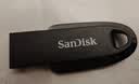 Sandisk闪迪128GB USB3.2 U盘 CZ550黑色 读速100MB/s 安全加密 数据恢复 学习办公电脑车载 高速大容量优盘 实拍图