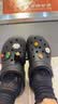 卡骆驰（CROCS）檀健次同款经典泡芙洞洞鞋百舒适男沙滩鞋女鞋休闲鞋|207521 黑色-001(含智必星) 36 (220mm) 37 实拍图