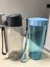 特百惠（Tupperware）茶韵500ml塑料杯男女士学生运动水杯子大容量泡茶杯 罗勒绿 实拍图